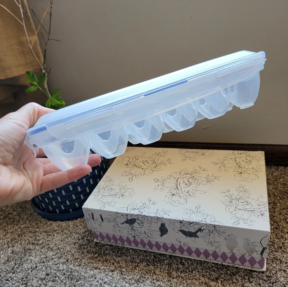 Plastic Egg saver with lid